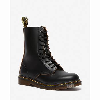 Dr Martens Férfi 1490 Vintage Made In England Mid Cut Calf Bakancs Fekete